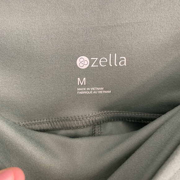 Zella Mint Crop Legging SZ M - Picture 2 of 3